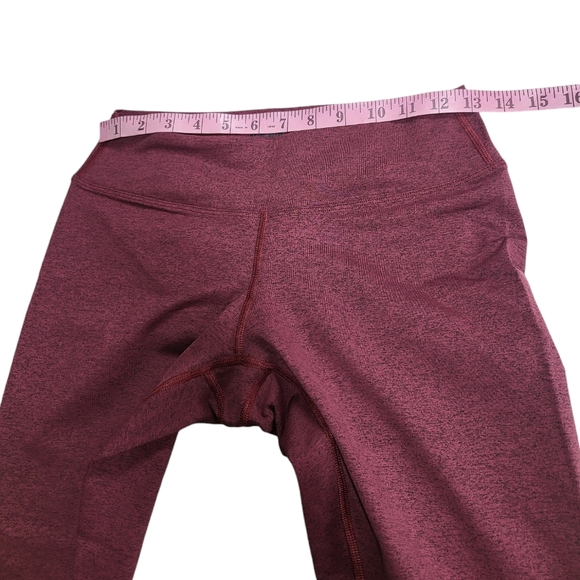 NOBULL Cropped Ankle Leggings Heathered Wine Womens Size M - Picture 6 of 14